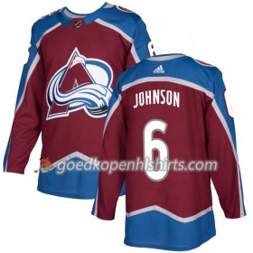 Colorado Avalanche Erik Johnson 6 Adidas 2017-2018 Rood Authentic Shirt - Mannen